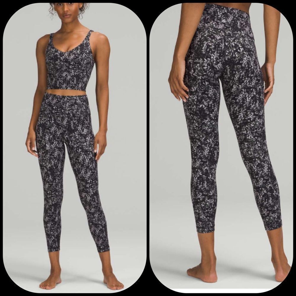 Lululemon‎ Align High-Rise Pant 25" Plus size 20 NWT Blossom black